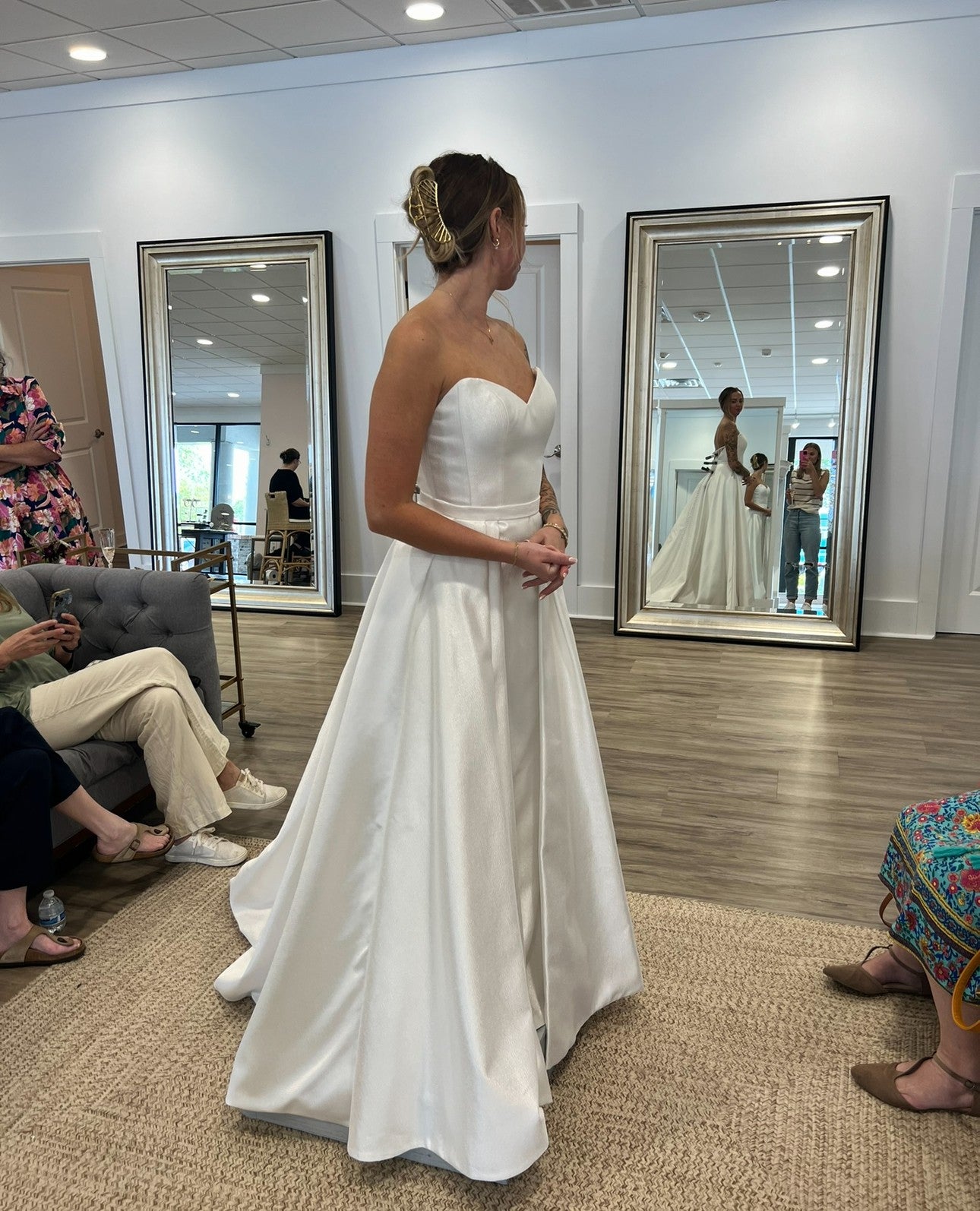 Jenny Yoo Dovima with Overskirt