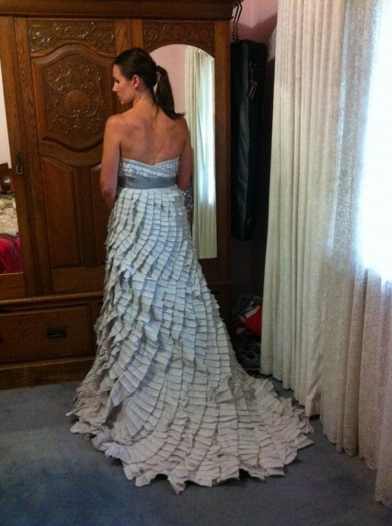 BHLDN Bexley Pleated Fantasy Gown