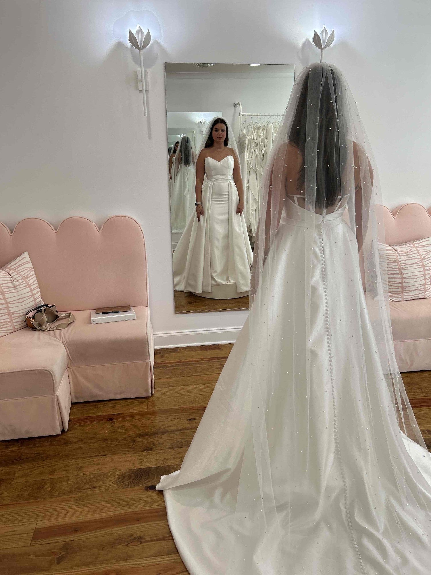 Jenny Yoo Dovima with Overskirt