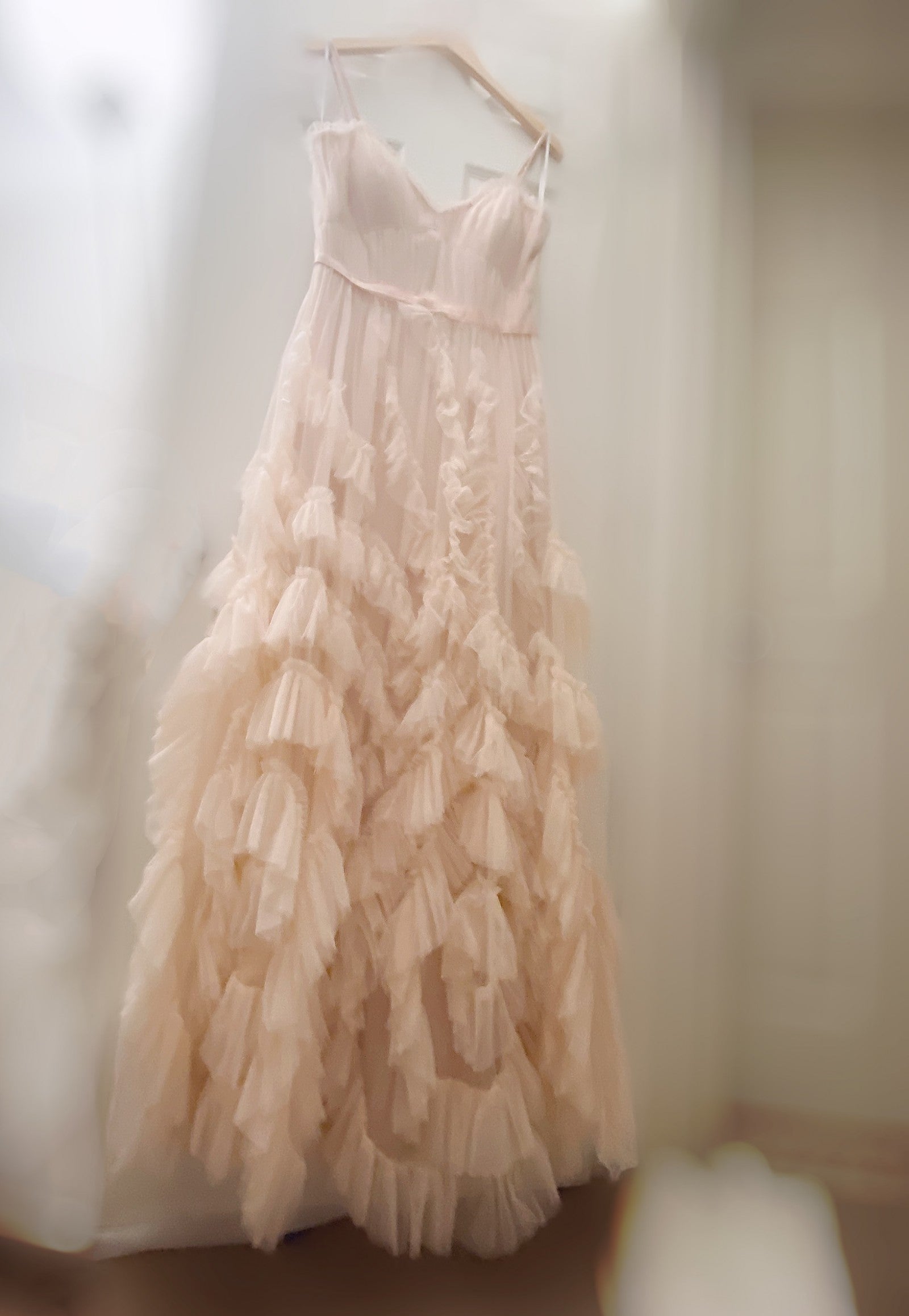 BHLDN Marchesa Notte Greer Gown - Blush