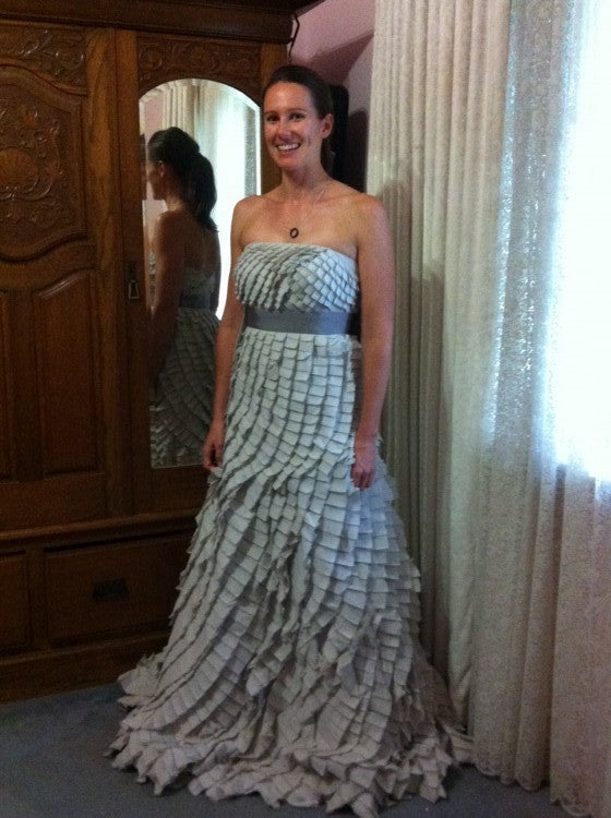 BHLDN Bexley Pleated Fantasy Gown