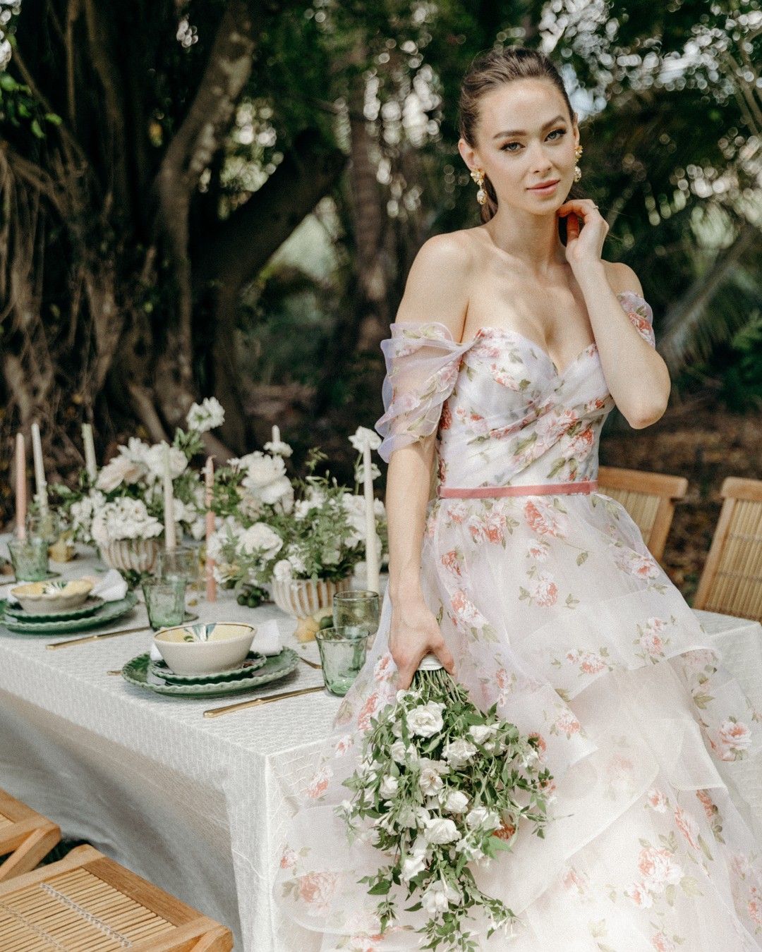 Wtoo Rosabel Floral Gown