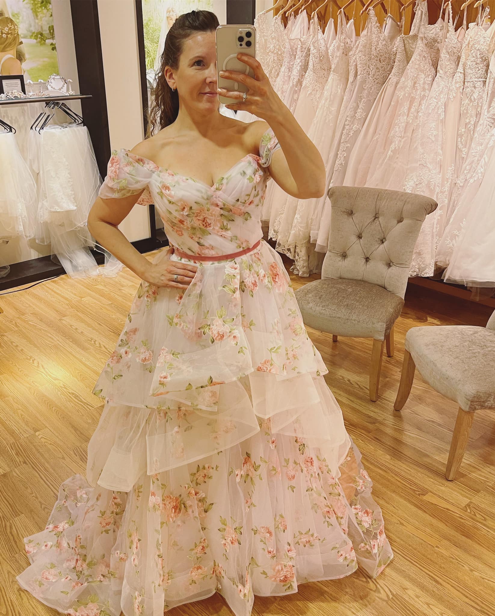 Wtoo Rosabel Floral Gown