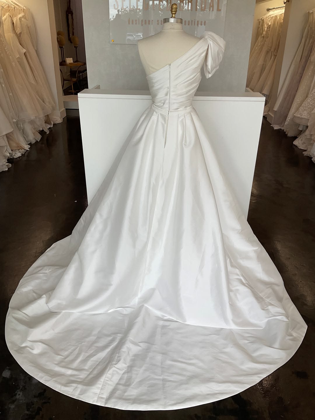 Jenny Yoo Isla Gown w/ Overskirt