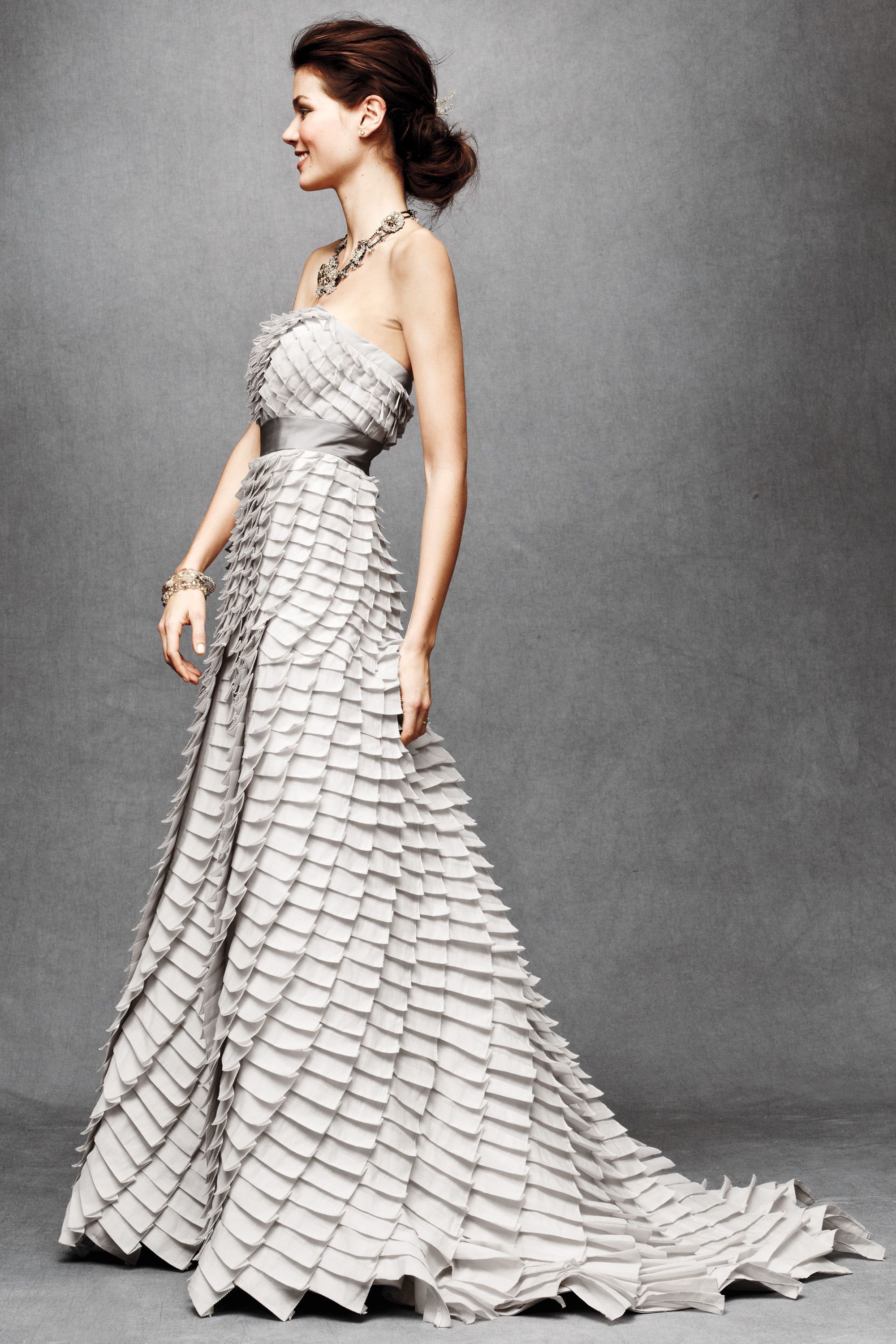 BHLDN Bexley Pleated Fantasy Gown