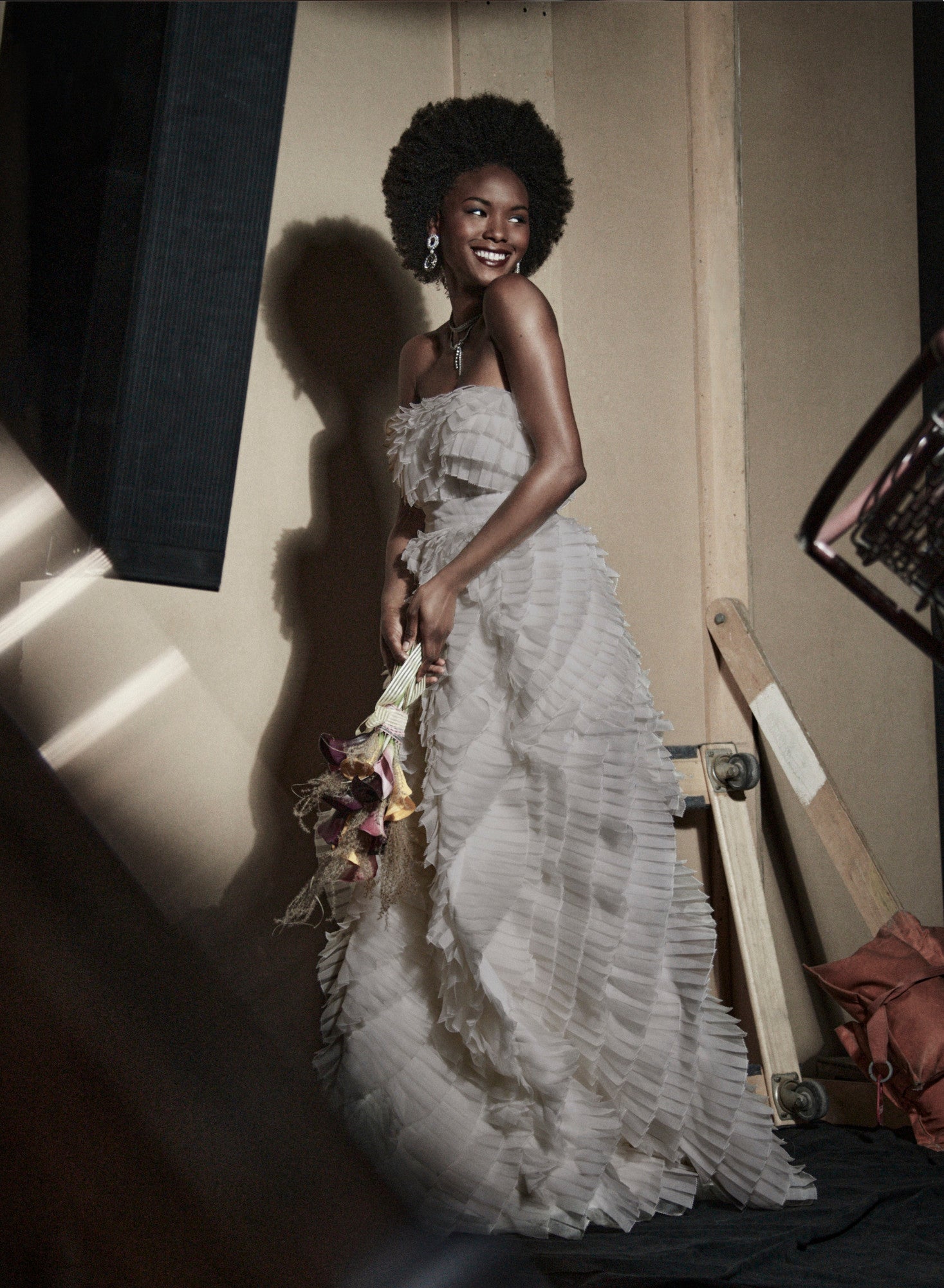 BHLDN Bexley Pleated Fantasy Gown