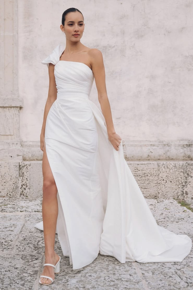 Jenny Yoo Isla Gown w/ Overskirt