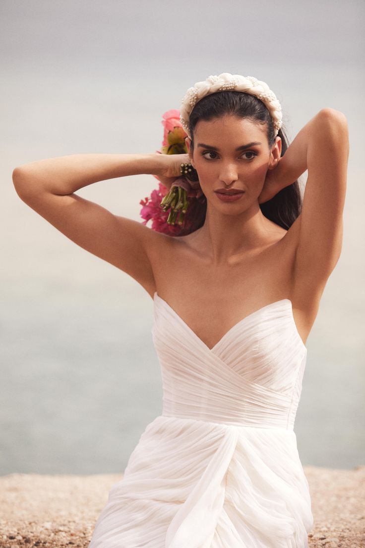 Watters Lupine Gown