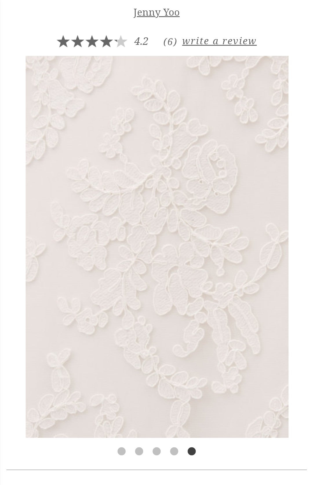 BHLDN Jenny Yoo Vanessa Gown