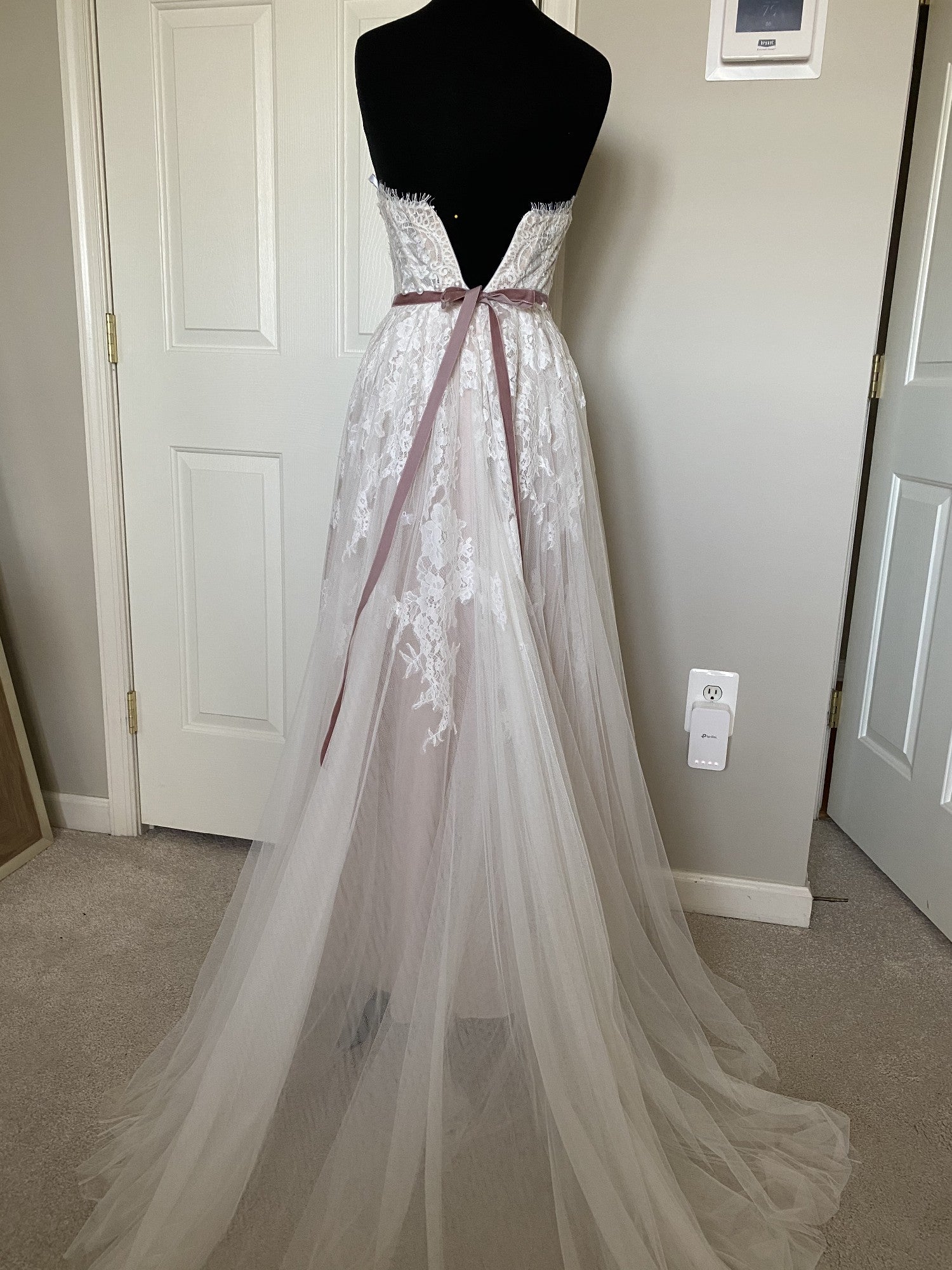BHLDN Willowby Geranium Gown
