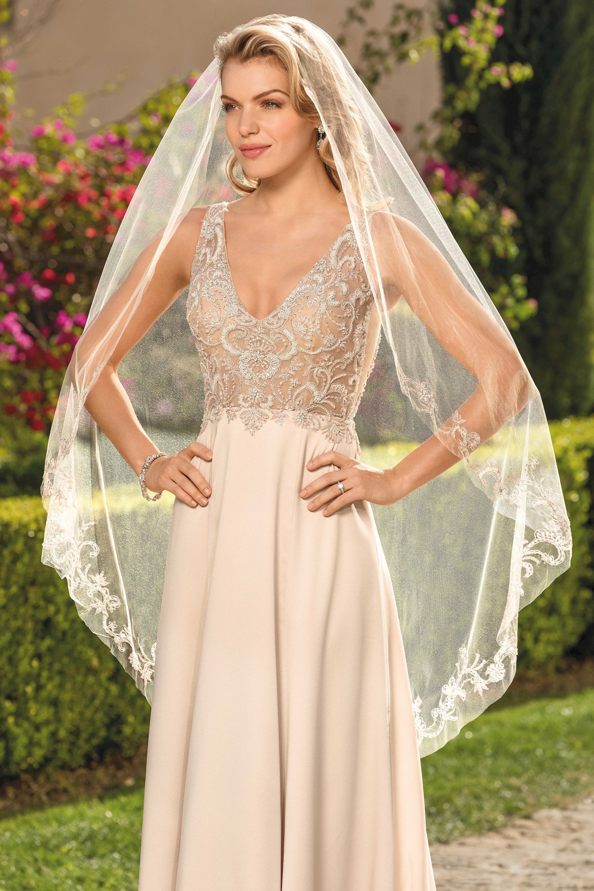 Casablanca - 2344 Rosa Sample Gown
