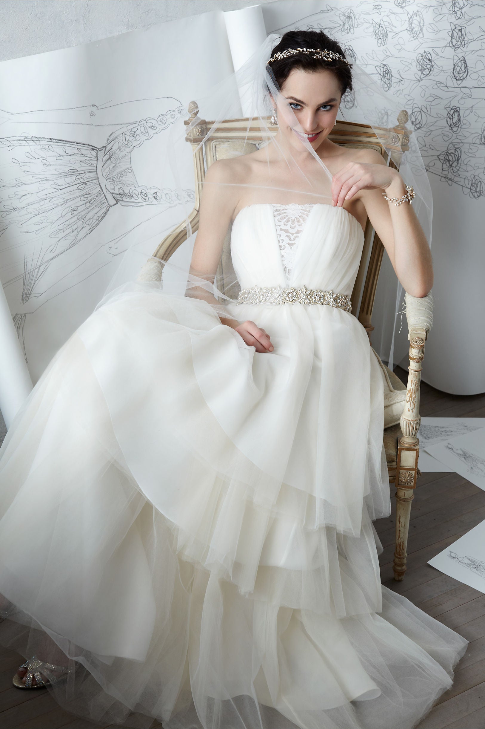 BHLDN Badgley Mischka Faye Gown