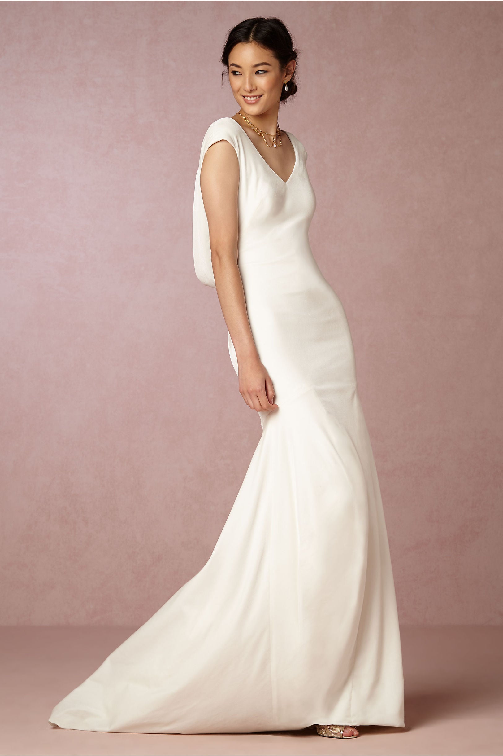 Theia Ingrid Velvet Gown