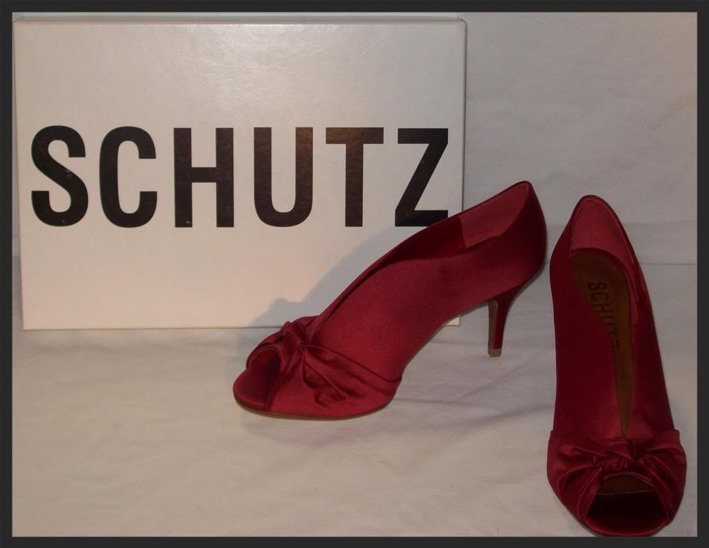 Knotted Peep-toes - Red