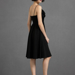 Couplet Dress - Black Brunnette