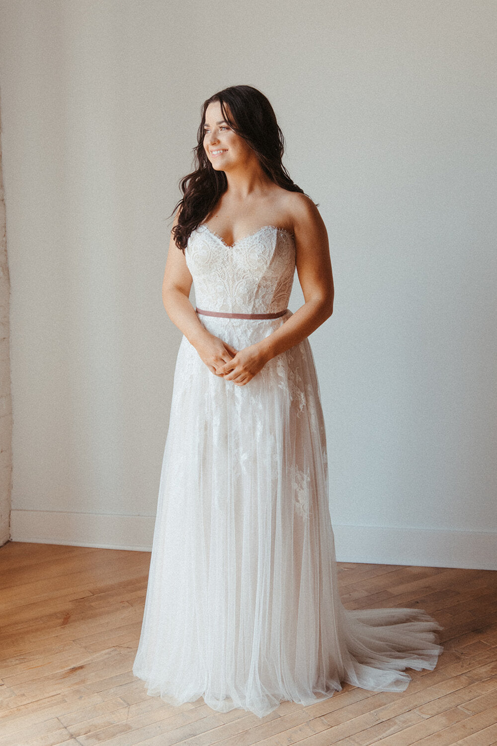 BHLDN Willowby Geranium Gown