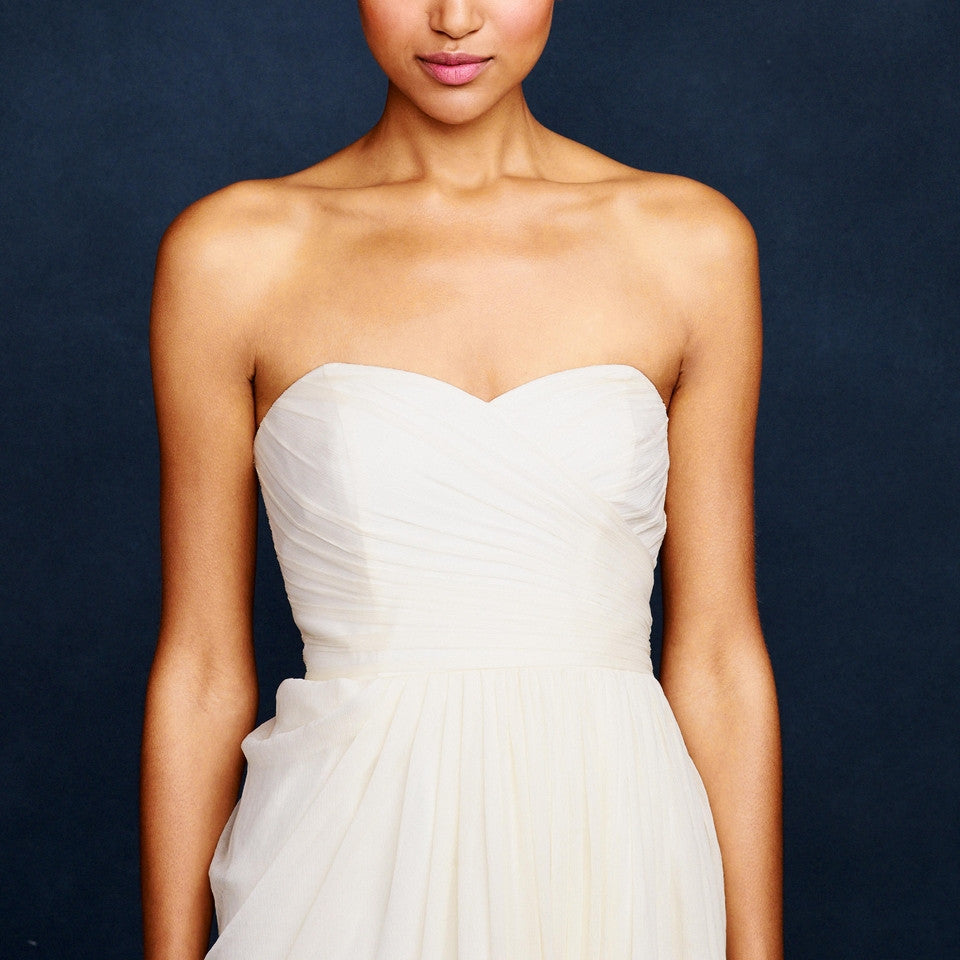 J. Crew Side-Swoop Wedding Gown
