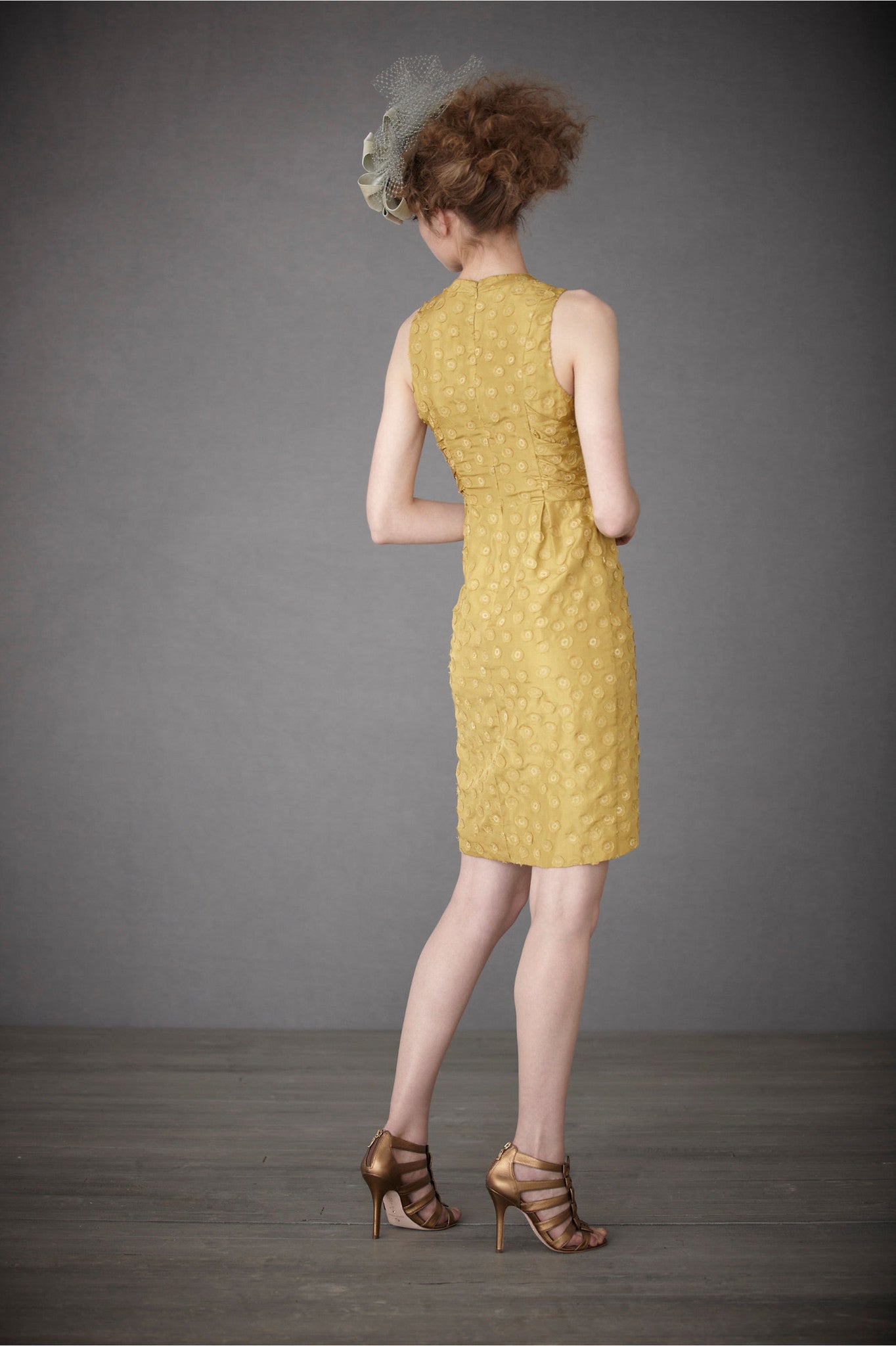 Tethered Dots Dress Back