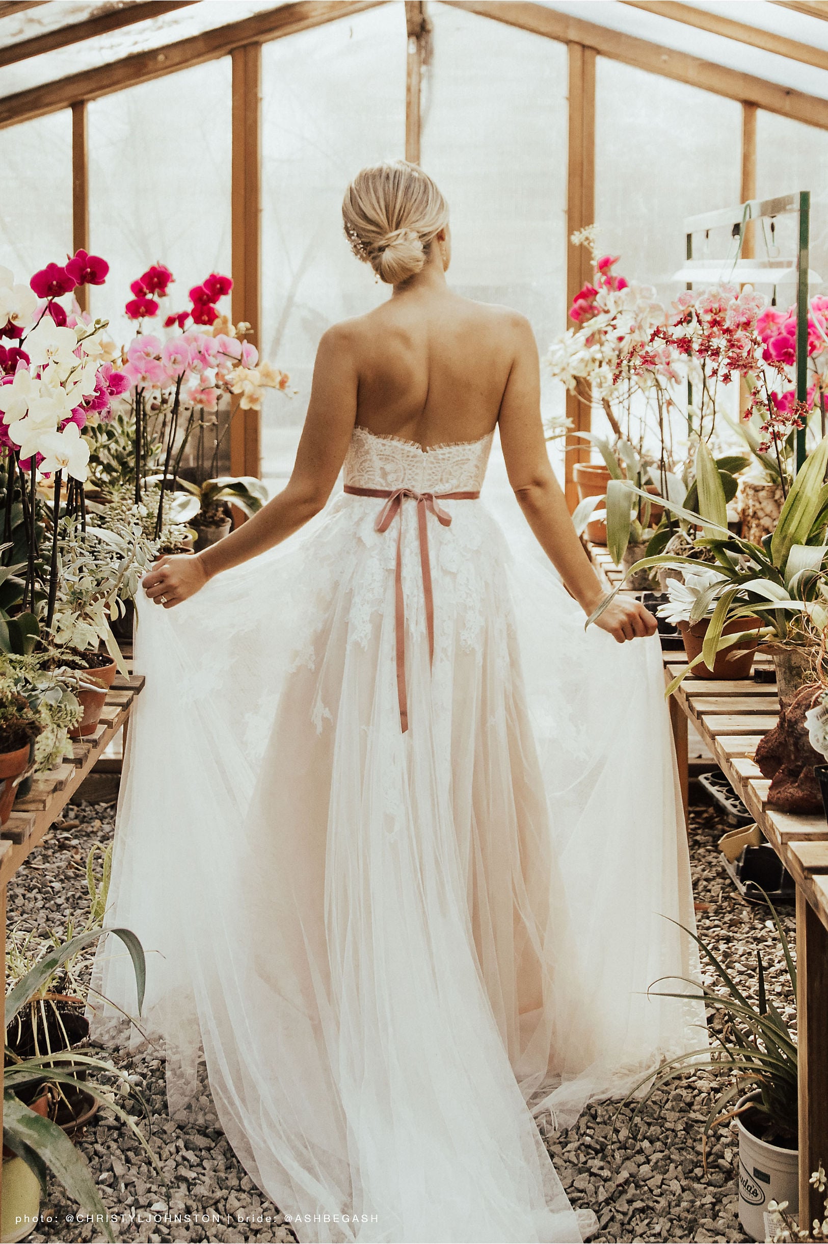 BHLDN Willowby Geranium Gown