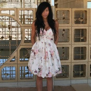 BHLDN Floral Twirled Sweetheart Dress Actual
