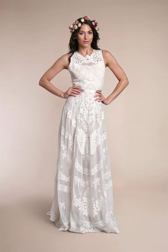 Lotus Threads Contra Gown
