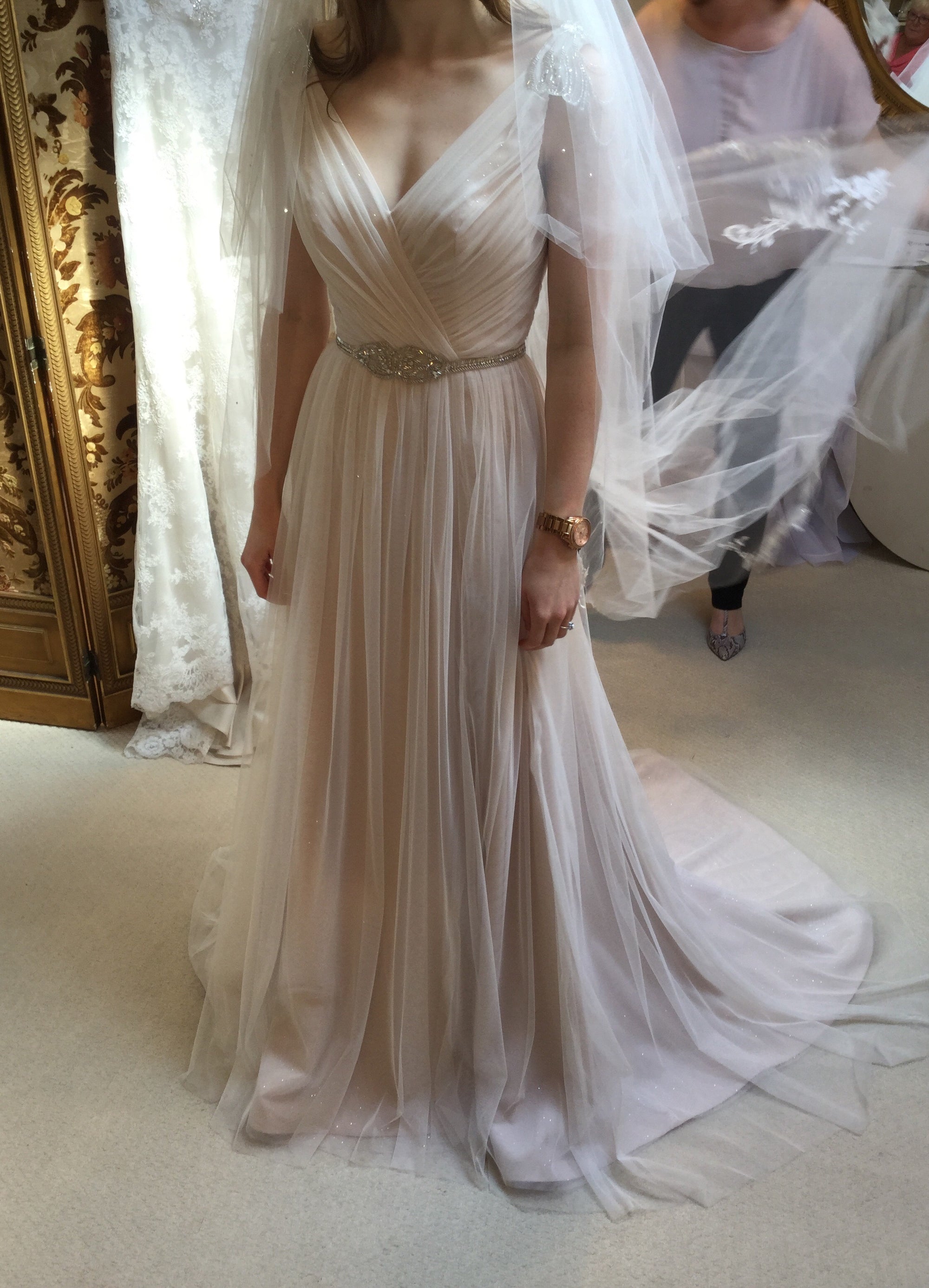 Hayley Paige BLUSH - Giada 1501 Sample Gown