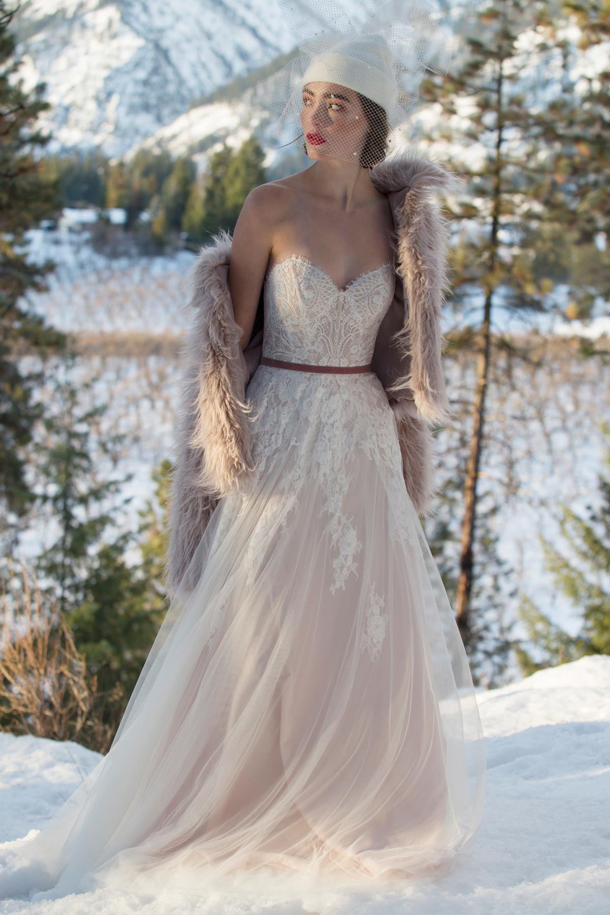 BHLDN Willowby Geranium Gown